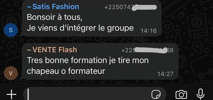 Témoignage 1