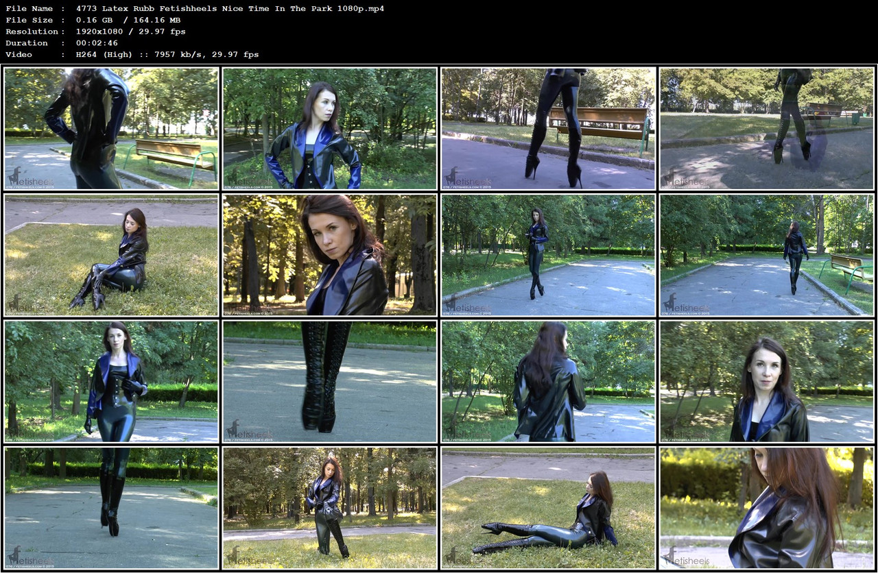 4773 Latex Rubb Fetishheels Nice Time In The Park 1080p mp4