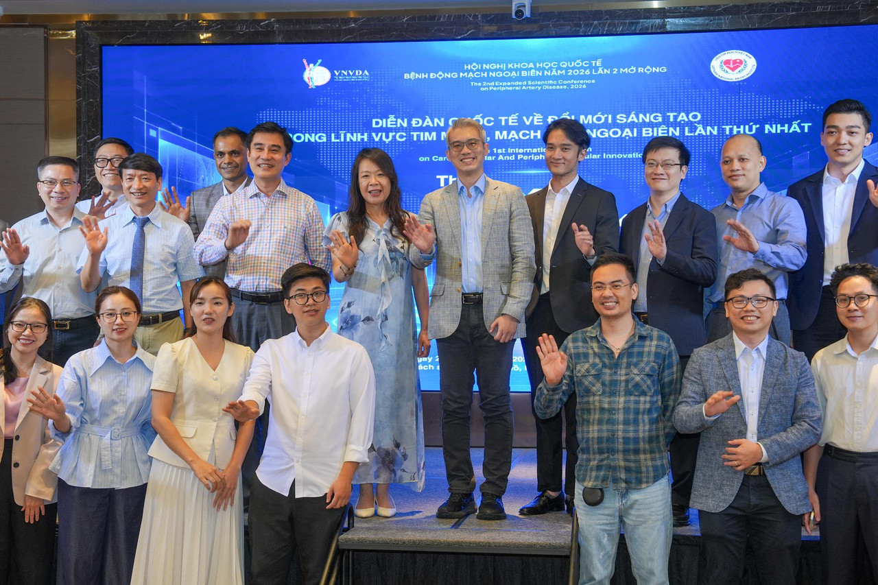 Hội trường Hội nghị khoa học Bệnh động mạch ngoại biên mở rộng lần thứ II năm 2026