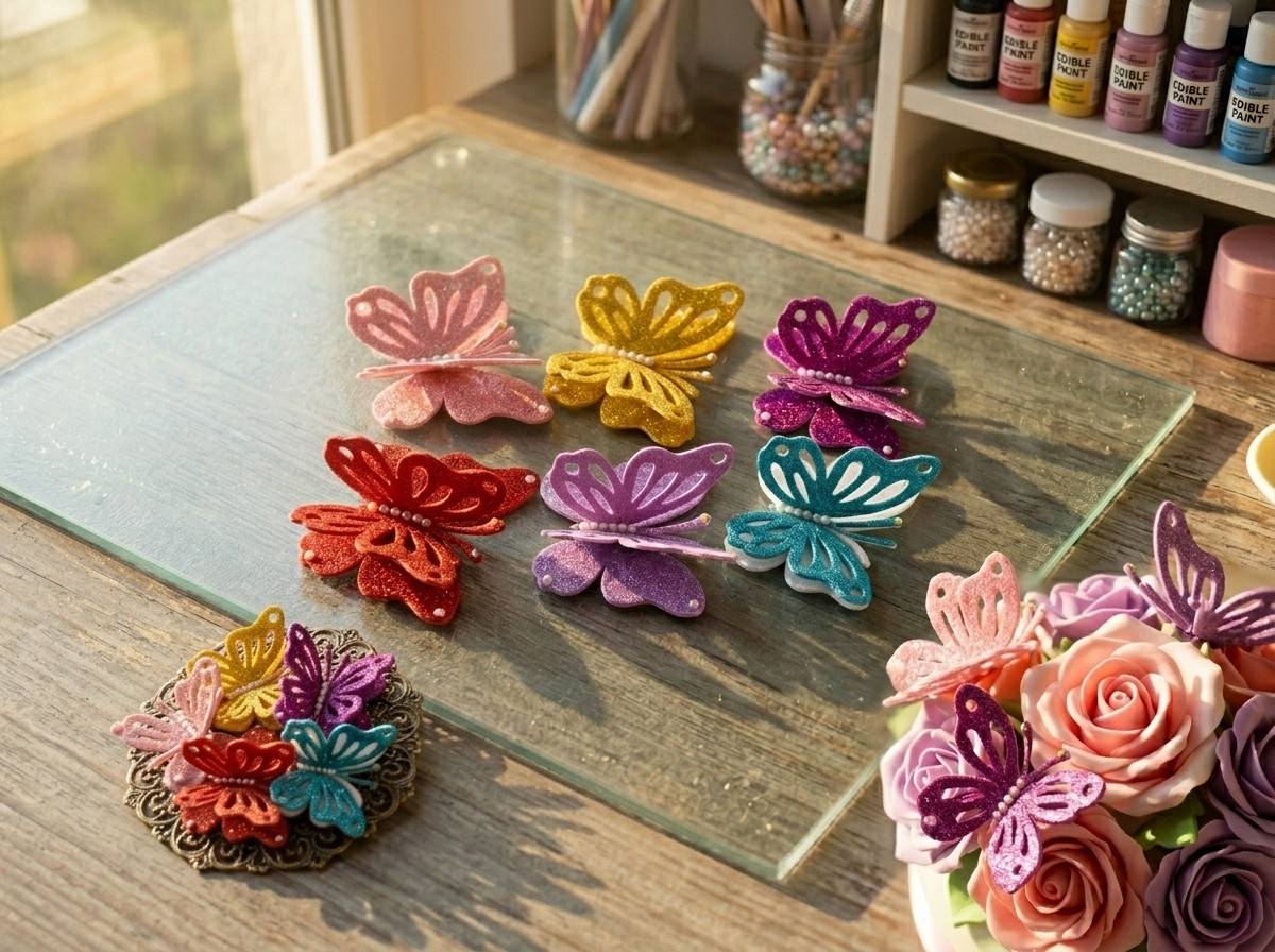 adornos decorativos mariposasa 3d fomi