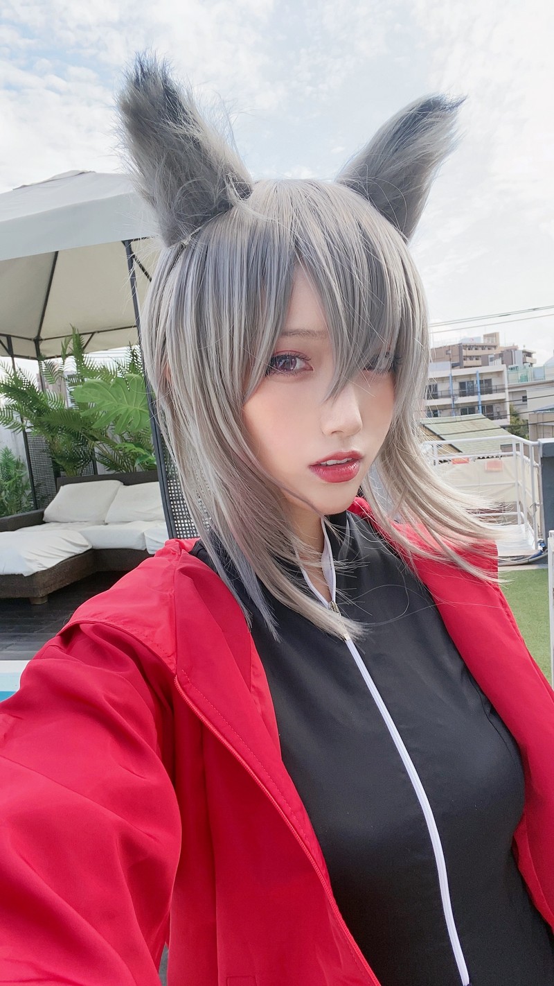 切切Celia 明日方舟 红 Cosplay 高清写真 28P+1V插图7