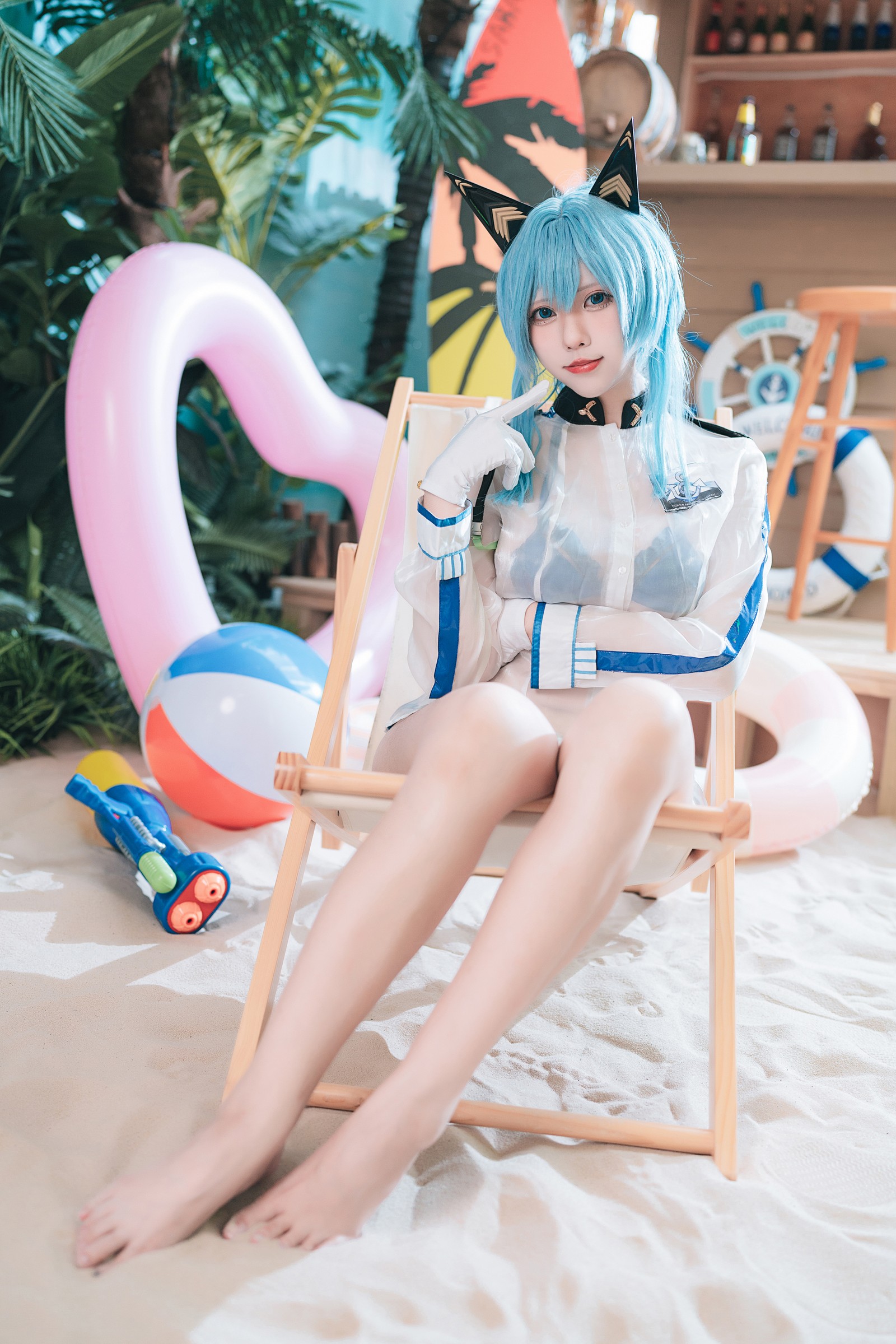 小空sora – nikke胜利女神 海伦 Cosplay 高清写真集（24P2V-151MB）精美服饰