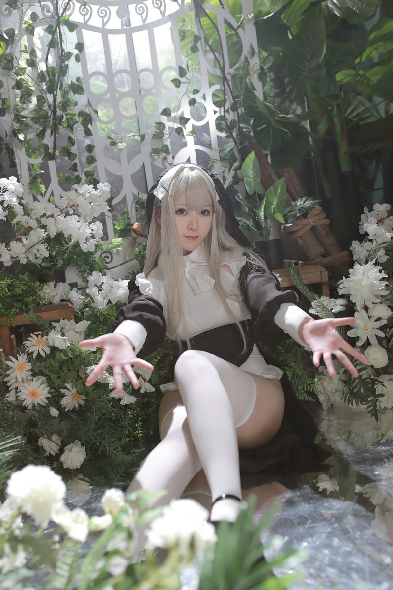 Asagiriai（愛ちゃん）修女Cosplay写真图集 修女主题高清美图 56P (717MB)插图9
