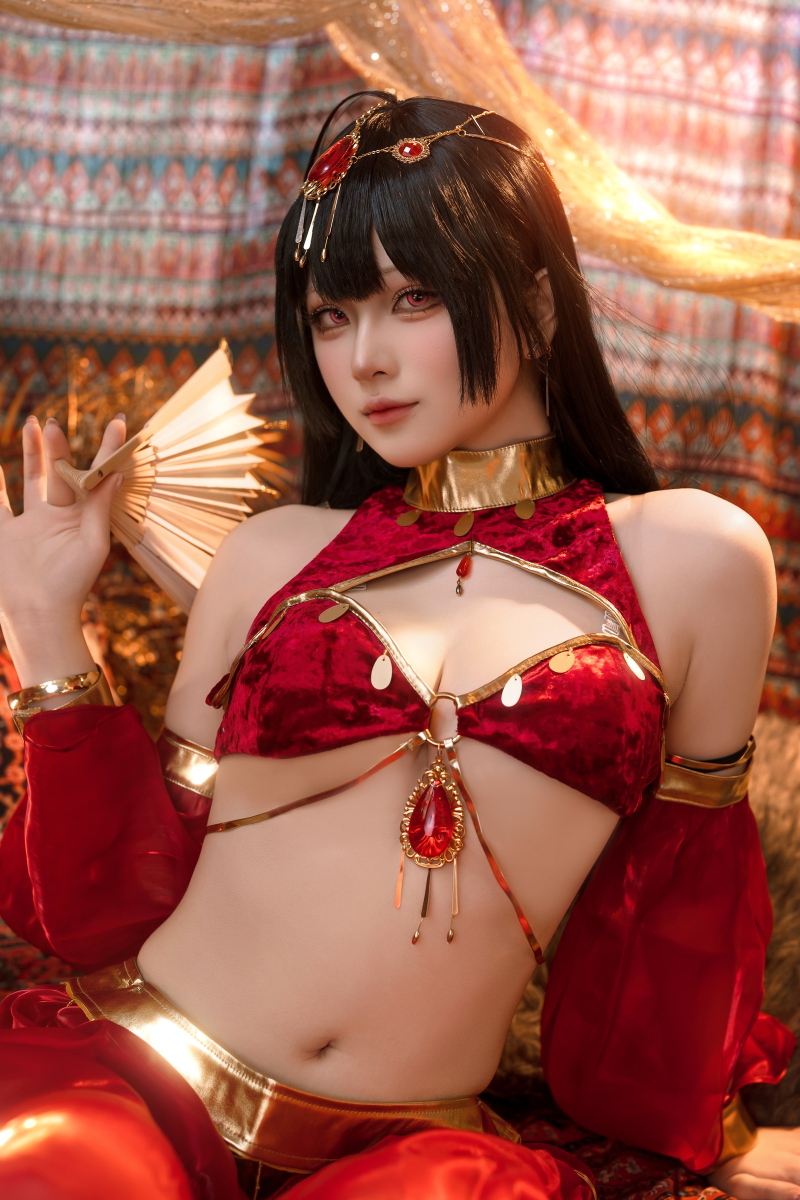 屿鱼 Yuyu 大凤 舞娘 新年特典 Cosplay 写真集（50P｜449MB）插图1