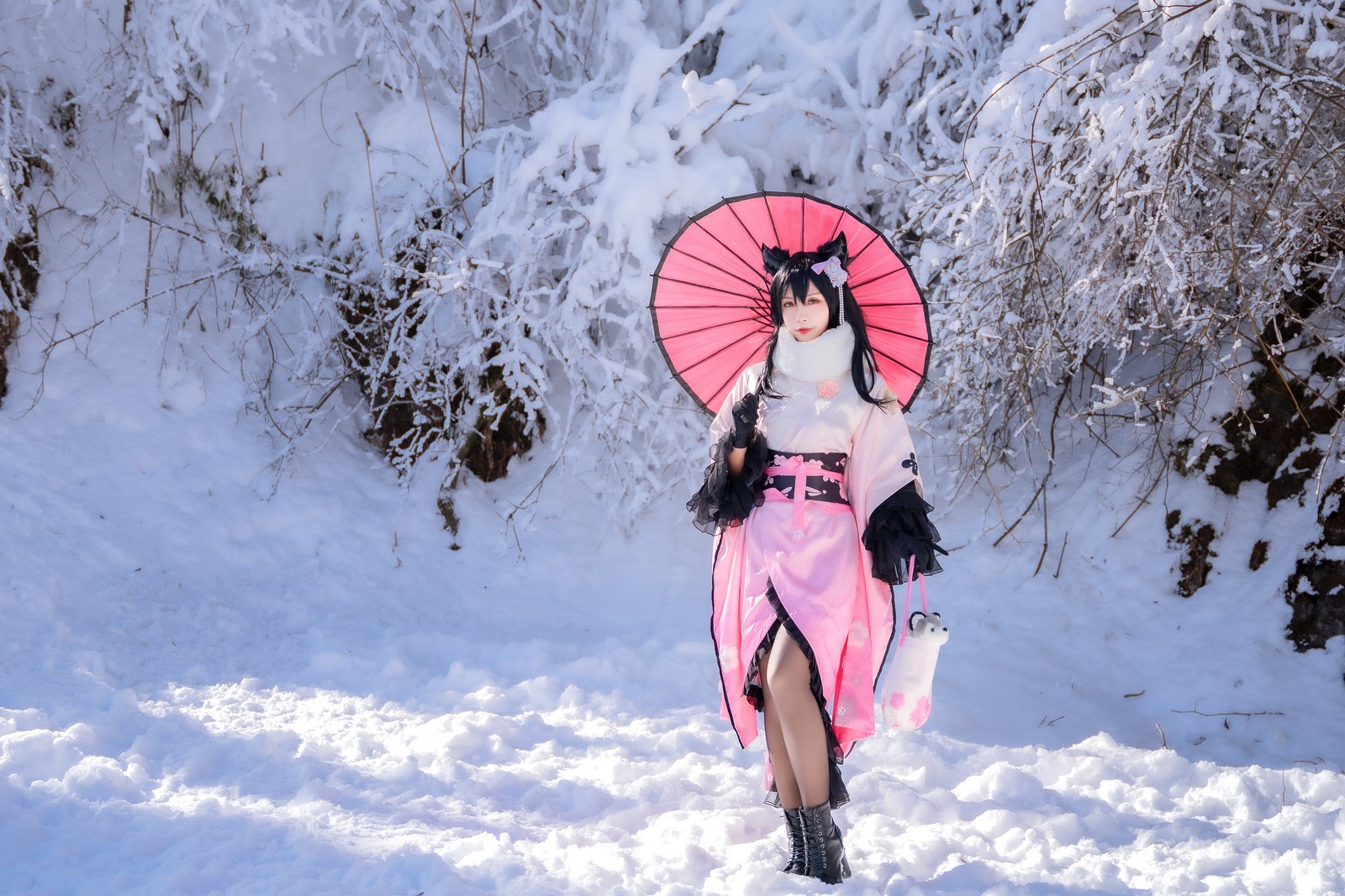 Neko-薇薇 爱宕和服 Cosplay 写真合集｜超清大图（45P｜453MB）插图1