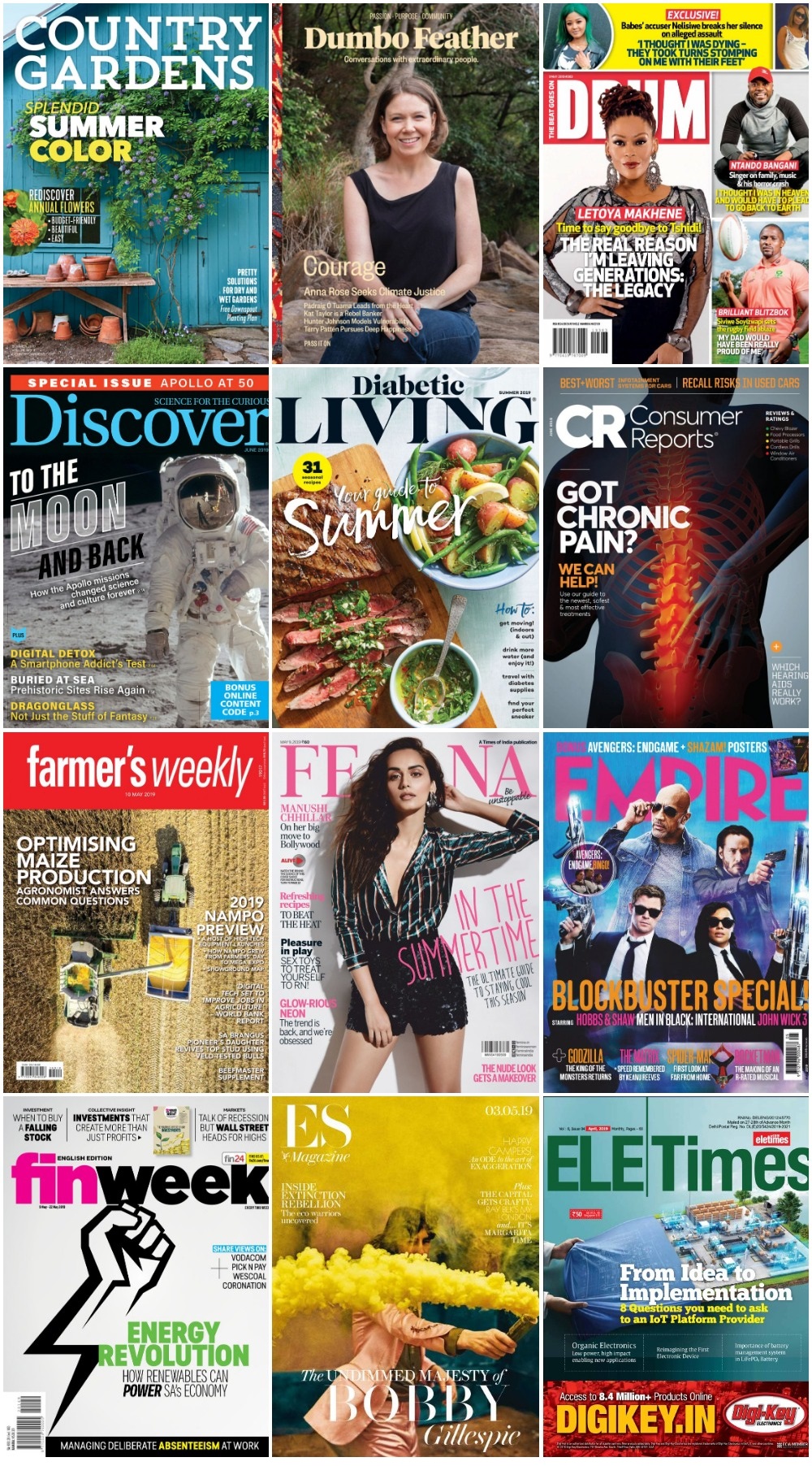 50 Assorted Magazines - May 15 2019 50 Assorted Magazines - May 15 2019
