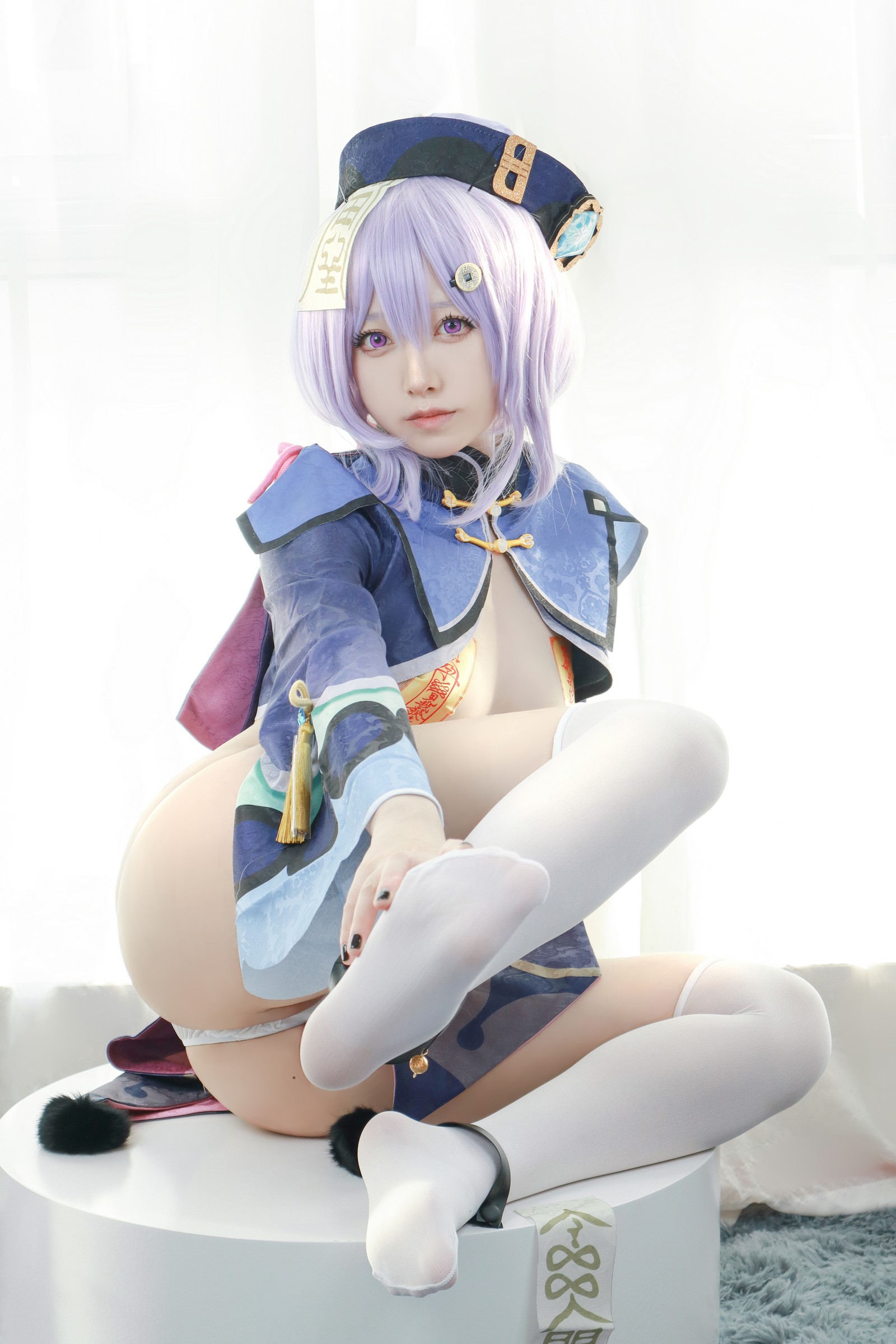 朝霧愛 – 原神 Qiqi 七七 Cosplay 高清写真（35P-355.3M）插图7