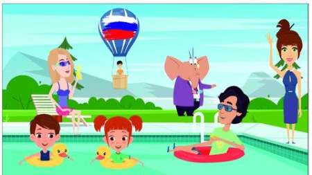 The most common Russian verbs with cartoon video explanation