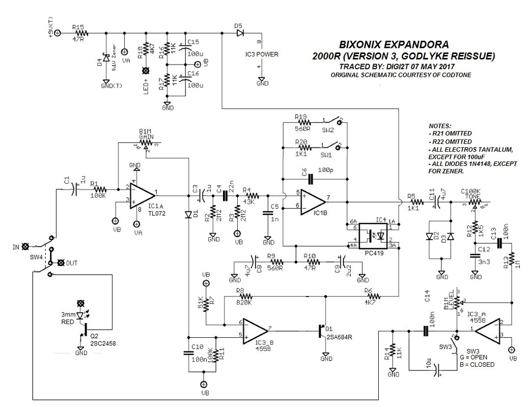 2001R schematic