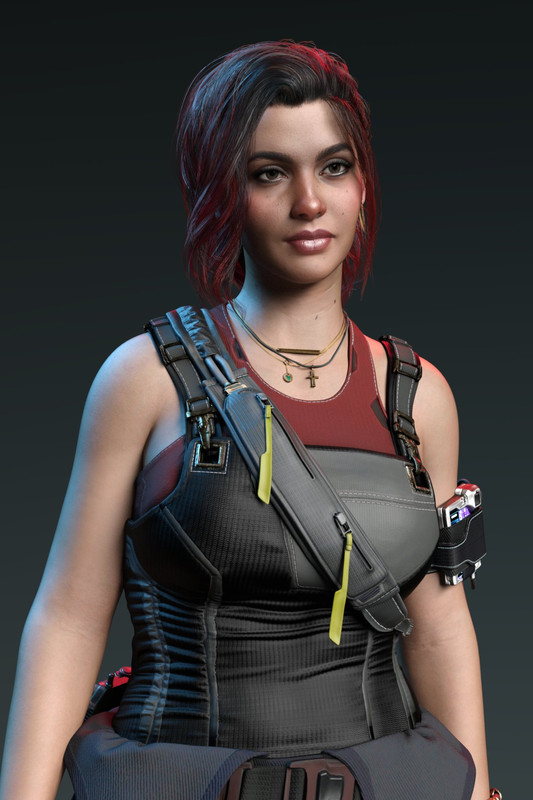 Cyberpunk 2077 Claire Russell Mechanic G8 Female