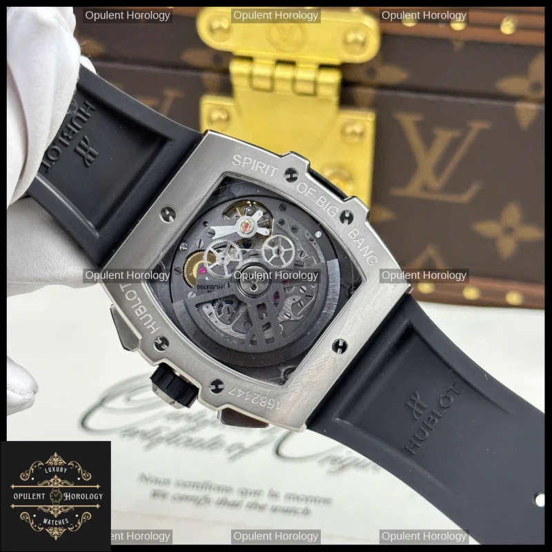 Hublot Spirit of Big Bang Titanium Blue Dial 42 mm Chronograph