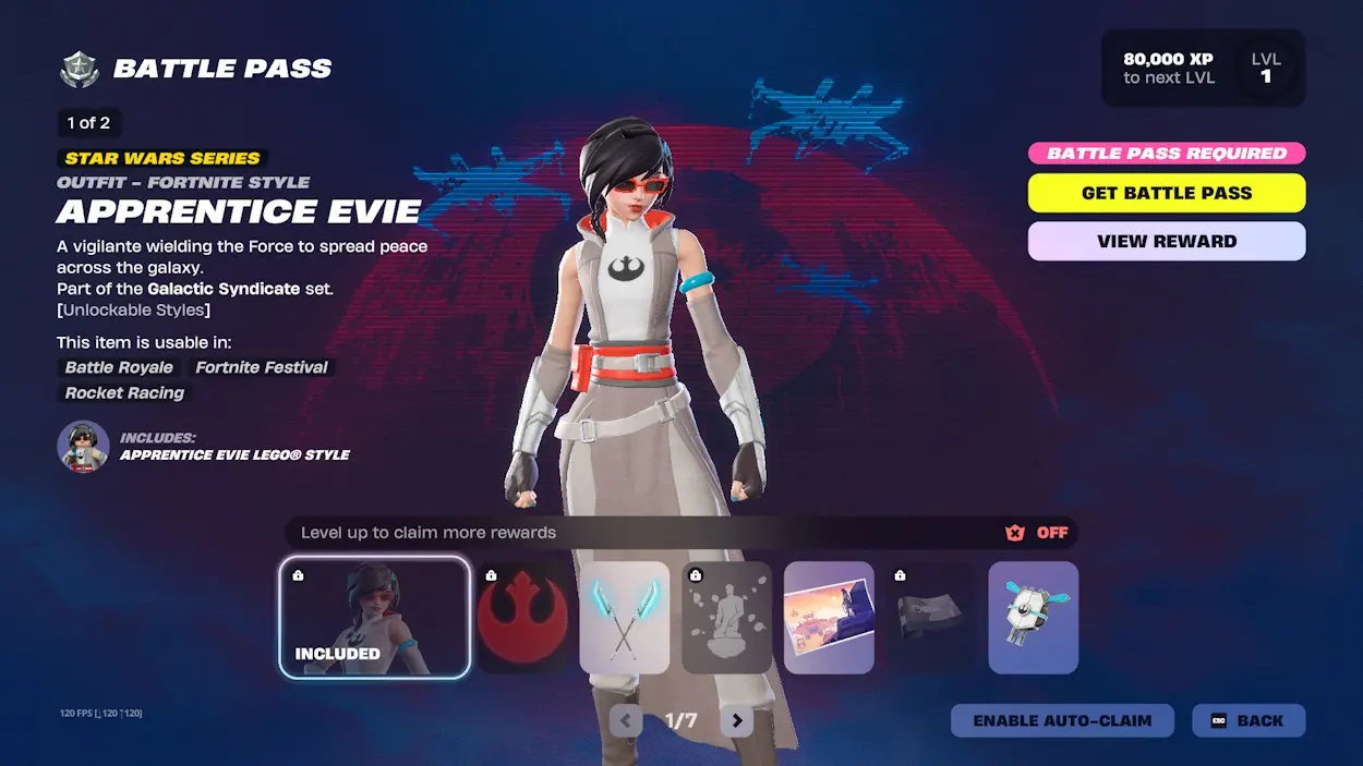 Fortnite Star Wars Capítulo 6 Temporada 3 Todas las Recompensas del Pase de Batalla