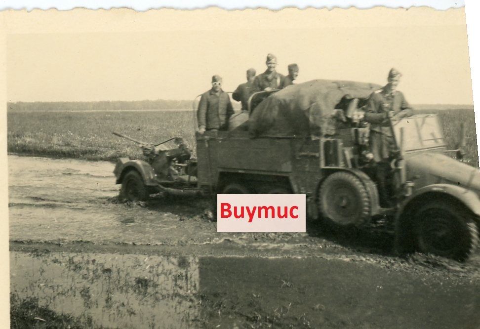 Foto wehrmacht kfz selten lkw geschütz