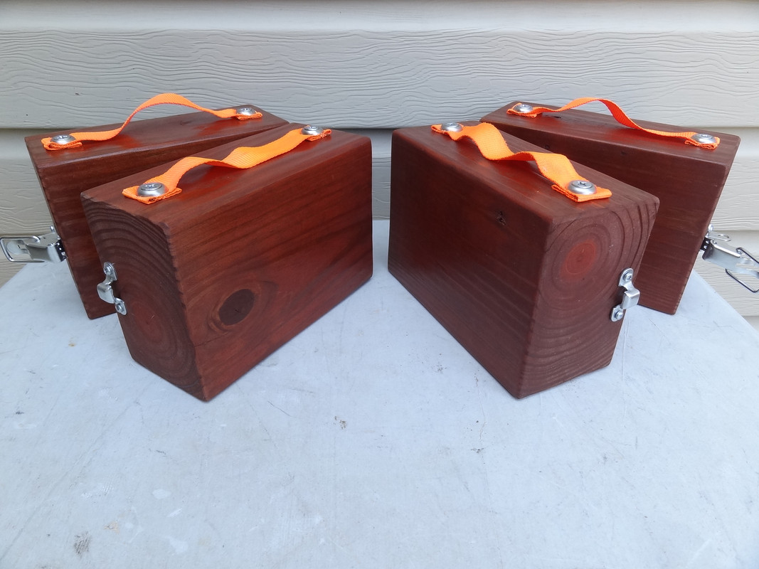 Homemade Trailer Jack Blocks! Coleman Collectors Forum