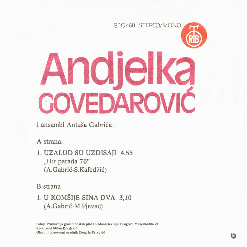 Andjelka Govedarovic 1977-1 z