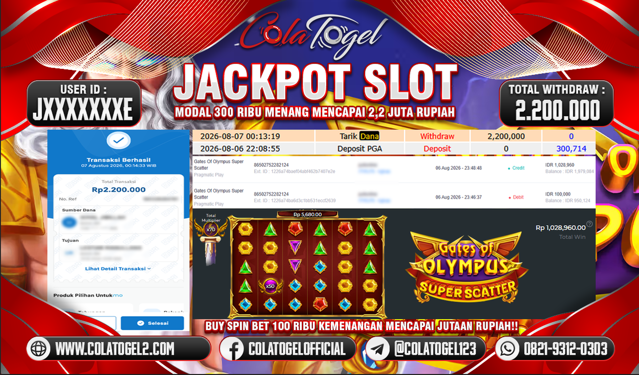 JACKPOT SLOT GACOR!!