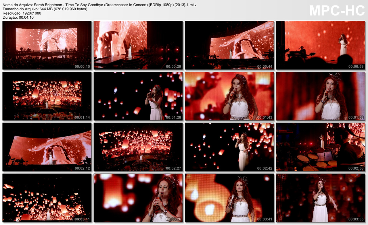 Sarah Brightman - Time To Say Goodbye (Dreamchaser In Concert) (BDRip 1080p) [2013]