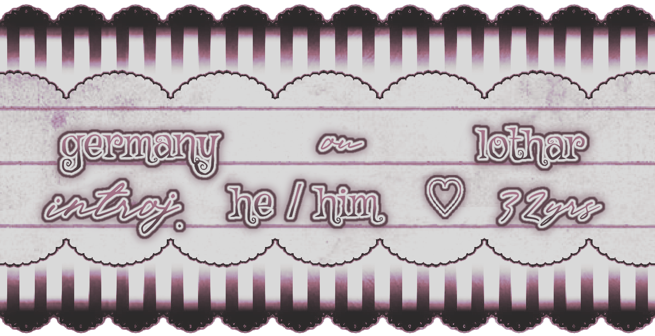 germany or lothar . introject . he/him . 32yrs