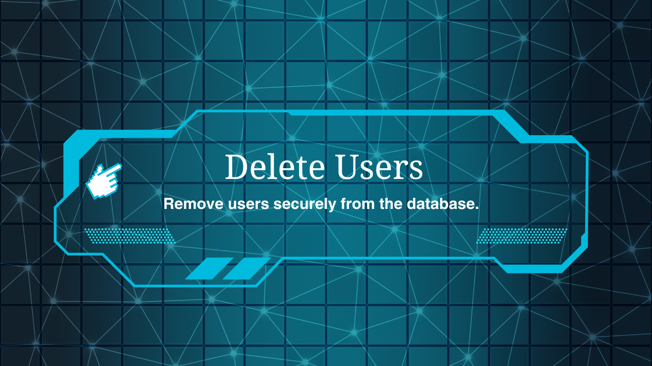 Delete a User from the Database