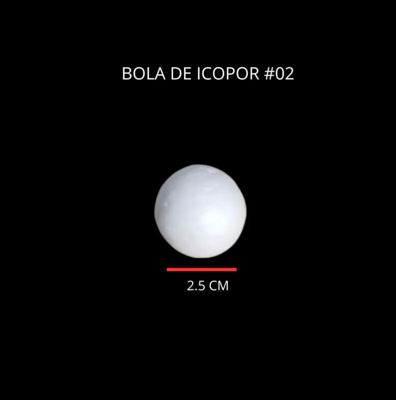 Bola de icopor #2 esferas de espuma para artes y manualidades