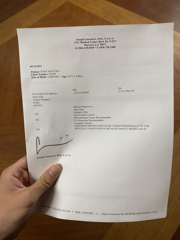 how to tell your prescription for glasses