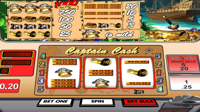 Игровой эмулятор Captain Cash в play fortuna casino