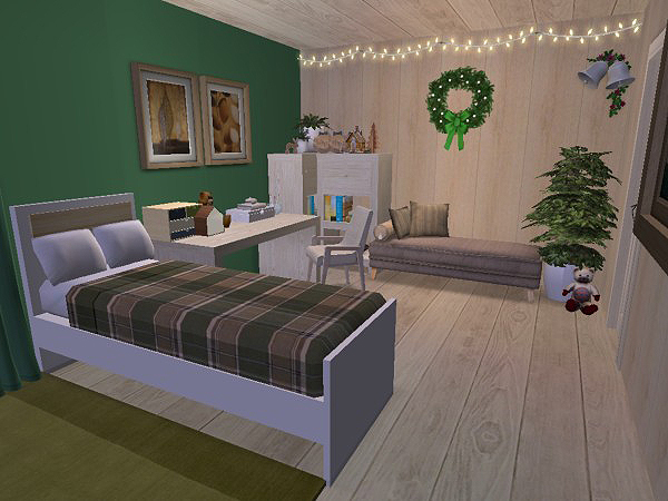 Hellohello: Domy - Stránka 4 Christmas-Chalet-interior-77