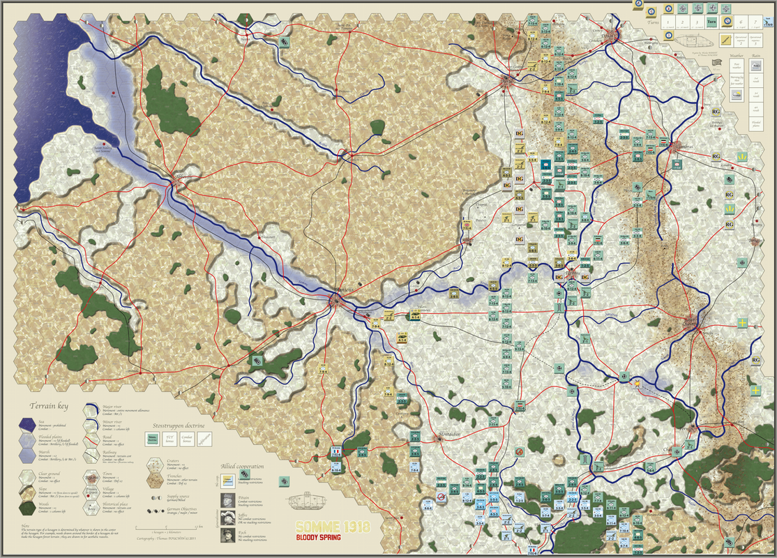 Somme 1918Map