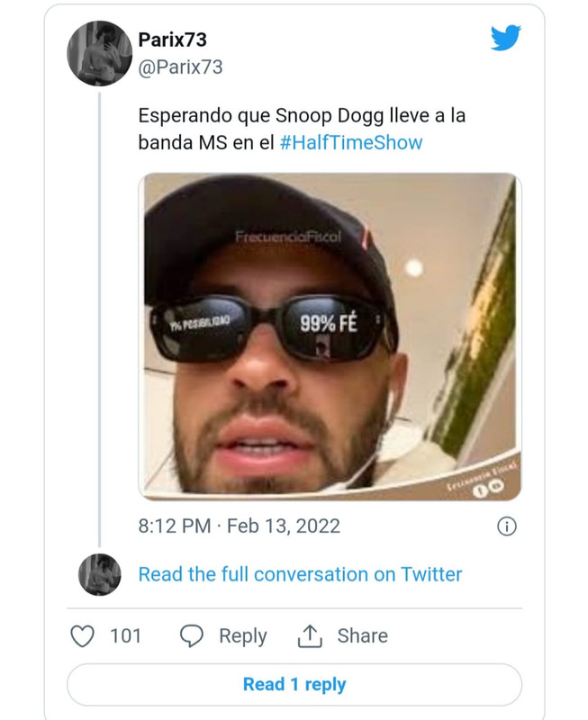 Estos son los memes más virales del medio tiempo del Super Bowl LVI