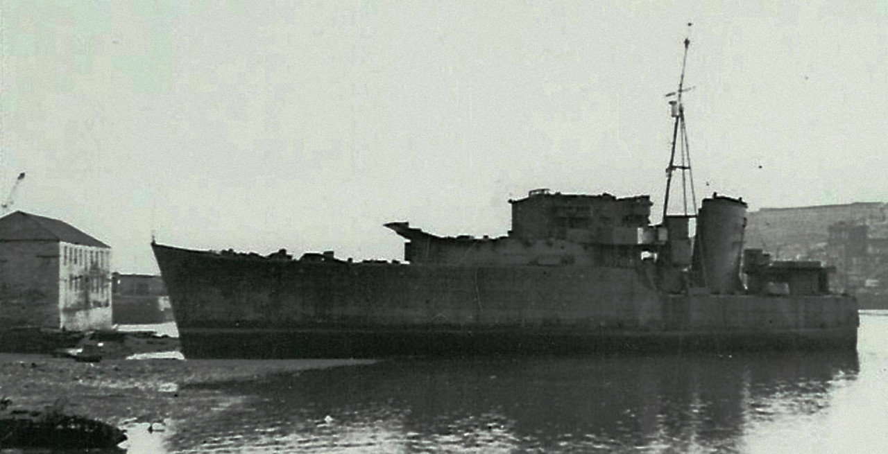 HMS Pork , передняя часть HMS Porcupine