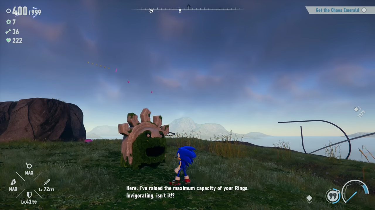 Sonic Frontiers_ Max Level is BROKEN   Secret Dialogue! (Silver Reference) 0-16 screenshot