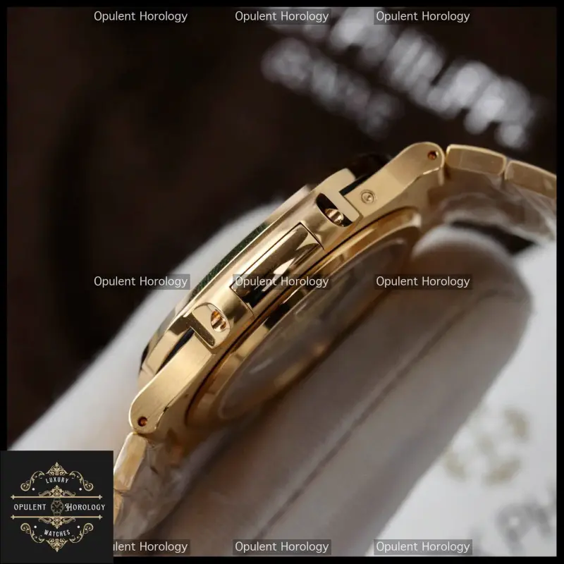 Patek Philippe Nautilus 5712R Gold Wrapped Moon Phase 40mm | Clone Caliber 240