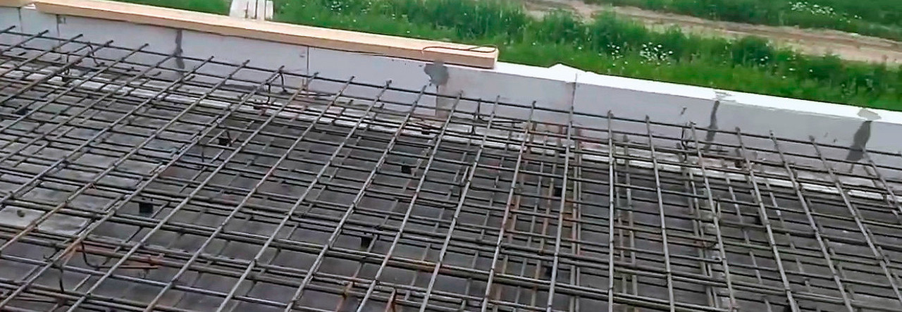 Арматурный каркас для монолитного перекрытия