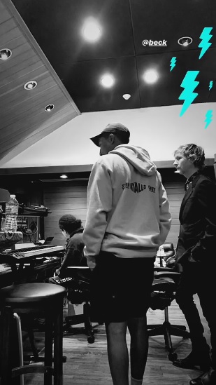 Pharrell In The Studio With Beck