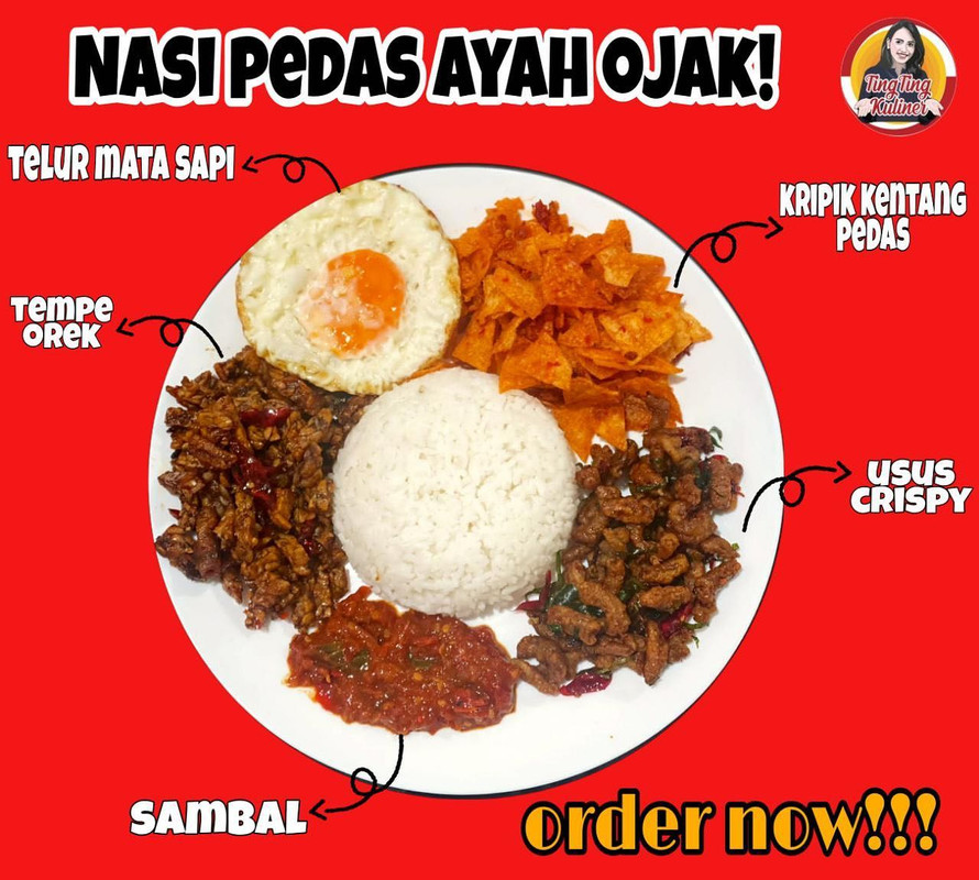 Nasi jualan Ayu Ting Ting.