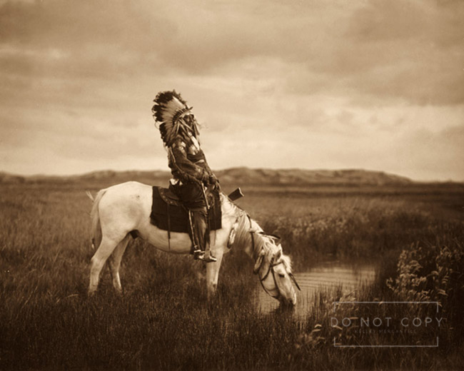 Edward Curtis An Oasis in the Badlands Giclee Fine Art Print Open Edition Repro