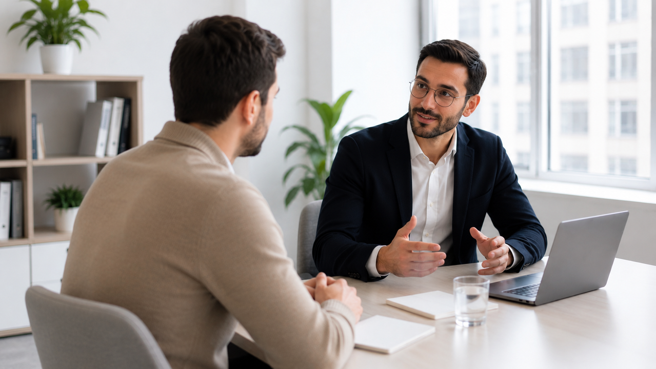 Échange professionnel dans le cadre d’un Coaching Sales B2B