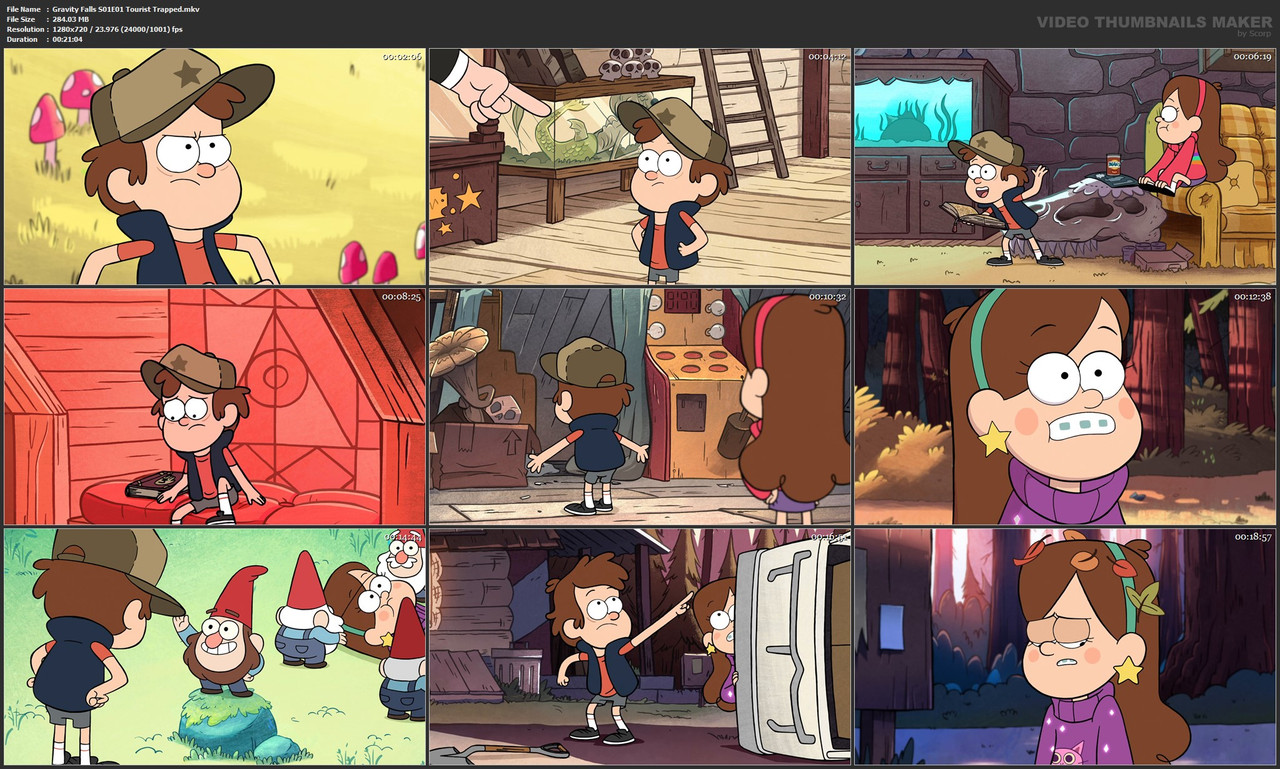 Gravity Falls S01E01 Tourist Trapped.mkv