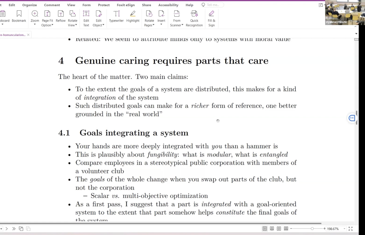 Desire homuncularism - Agency, ethical standing, and skin in the game