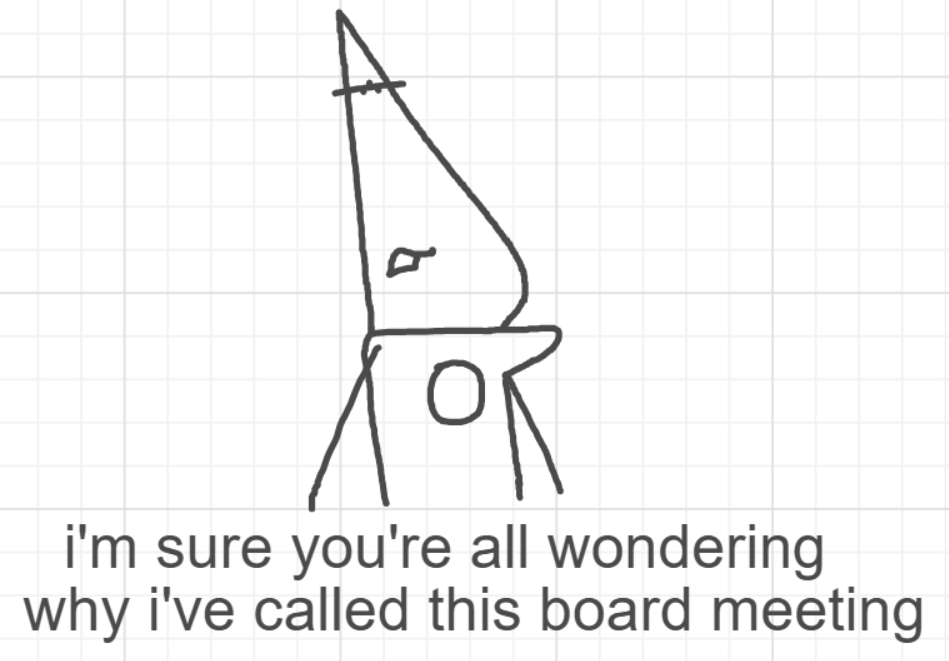A panel from The Prime Number Few, episode eight of the Board Boards object show by Furretwalk/WalkingFurret.