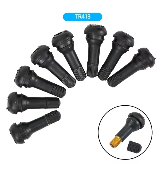 10PCS-TR412-Car-Auto-Snap-In-Tyre-Valve-Rubber-Tubeless-Short-Valve-Stems