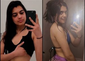 Desi Indian beautiful teen slim college NRI girl shared with black guy by her cuckold