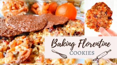 Baking Florentine Cookies Baking Florentine Cookies