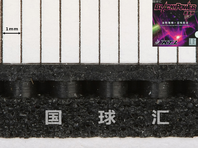 KTL Black Power (Gold Cake Sponge)