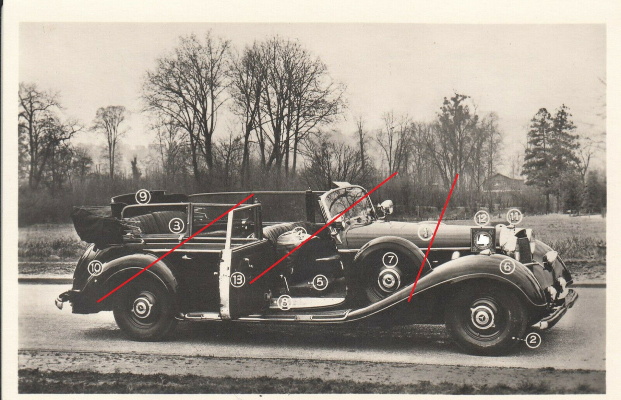 persönlicher Paradewagen des Führers Mercedes