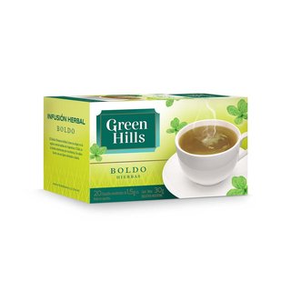 4764 | Te Boldo Green Hill X 20 Saquitos