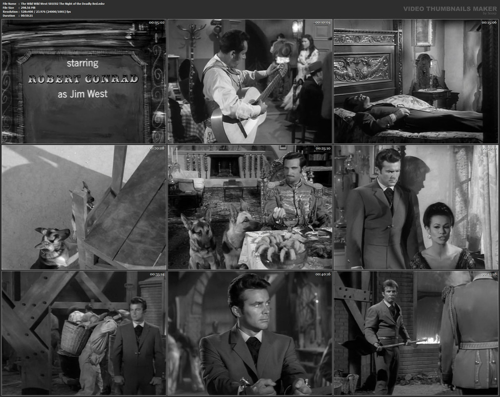 The Wild Wild West S01E02 The Night of the Deadly Bed.mkv