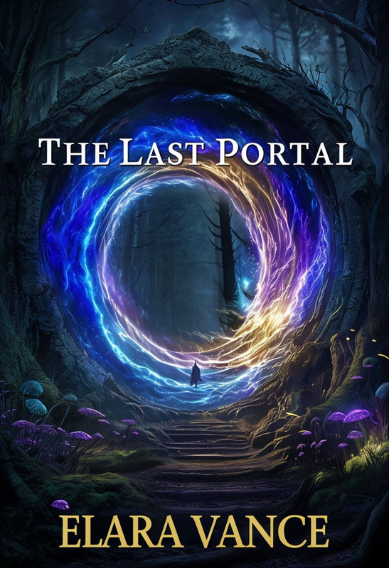 Magical Portal in Ancient Forest