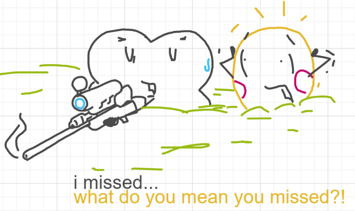 A panel from The Prime Number Few, episode eight of the Board Boards object show by Furretwalk/WalkingFurret.