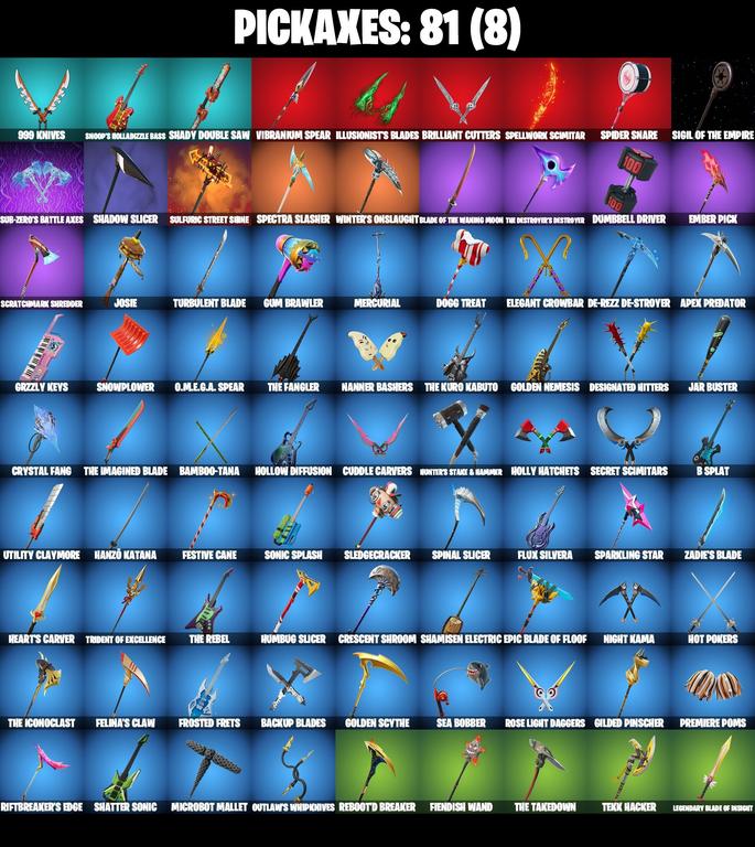 pickaxes comp